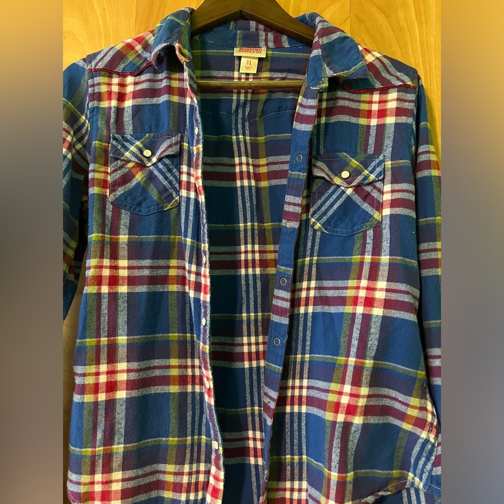 Mossimo Plaid Shirt - Picture 4 of 7